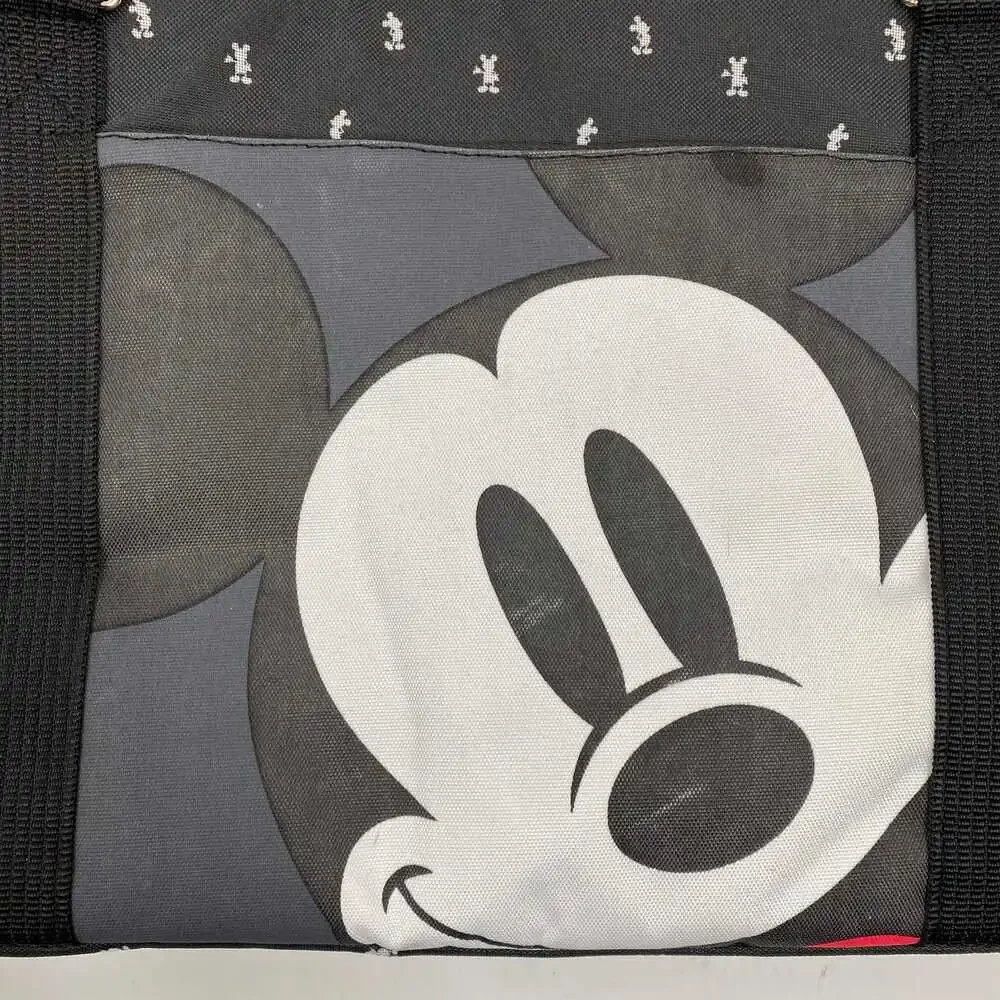 Disney Black Mickey Mouse Print Insulated Tote | OS Regular
